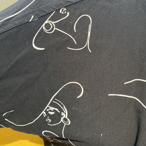 Woman print buttoned down shirt - Picture 6 of 6